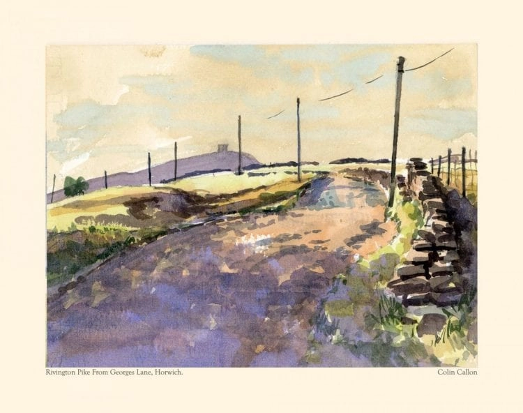 Rivington Pike From Georges Lane, Horwich.