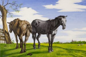 'Old Plough Horses' by Neil Baglow