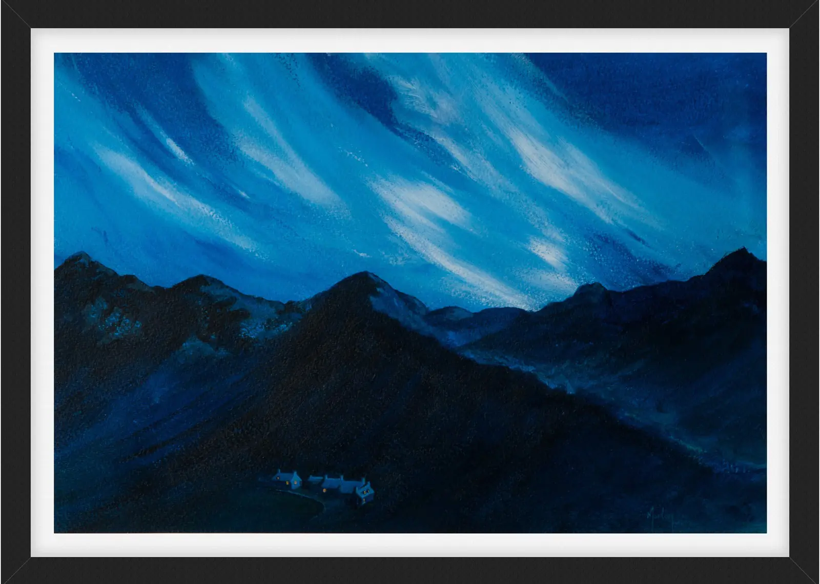 'Catbells Aspect' by Morton Murray. A Framed Canvas Art Print.
