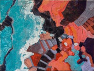 'Aerial View V, Coral Coast' by Gerry Halpin MBE PPMAFA