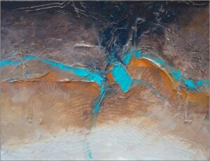 'Outback: Landscape Strata'<br/>Gerry Halpin<br/>Original Painting<br/>Acrylic<br/>30cm x 40cm
