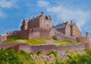 'Edinburgh Castle' print by Morton Murray