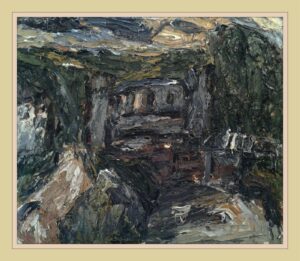 'Skew Bridge, Todmorden with Cottage' by Barry De More