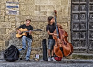 'Street Musicians - Italy' by David Butler
