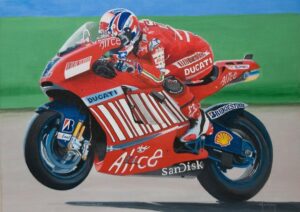 'Casey Stoner - Moto GP Champion' by Morton Murray