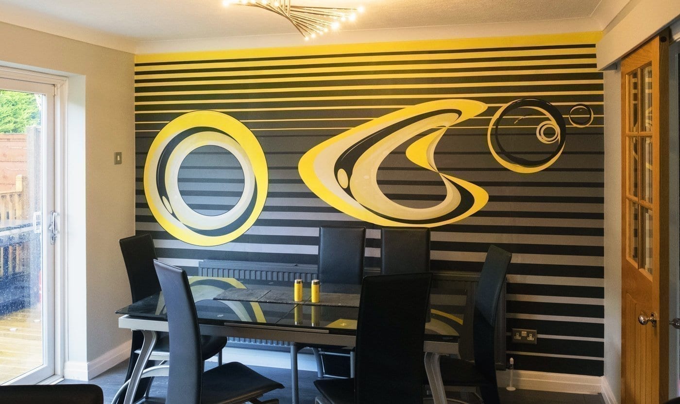 Wallpaper from a design by Margaret Ruaux