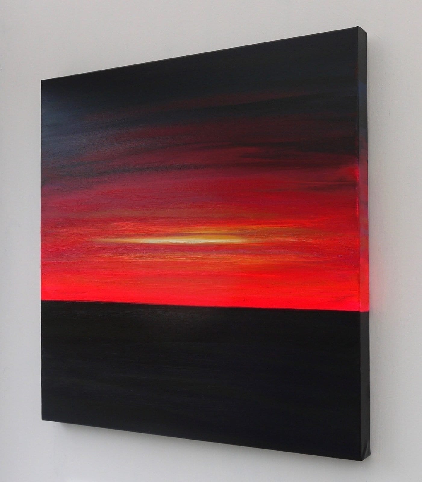 'The Other Side of the Flames'Julia EverettOriginal PaintingOil on Canvas60cm x 60cm - Image 3