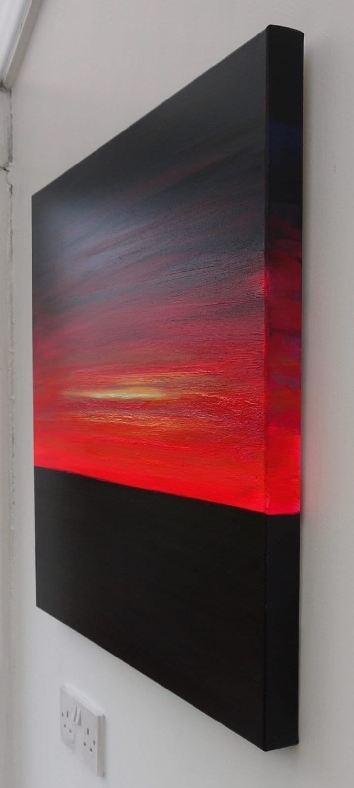 'The Other Side of the Flames'Julia EverettOriginal PaintingOil on Canvas60cm x 60cm - Image 4