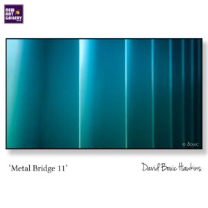 'Metal Bridge 11' A framed fine art canvas print by David Bouic Hawkins