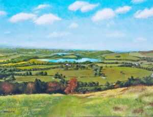'Yarrow Reservoir from the Pigeon Tower' by Neil Baglow