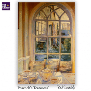 'Peacock's Tearooms' Original Painting by Rod Bastable