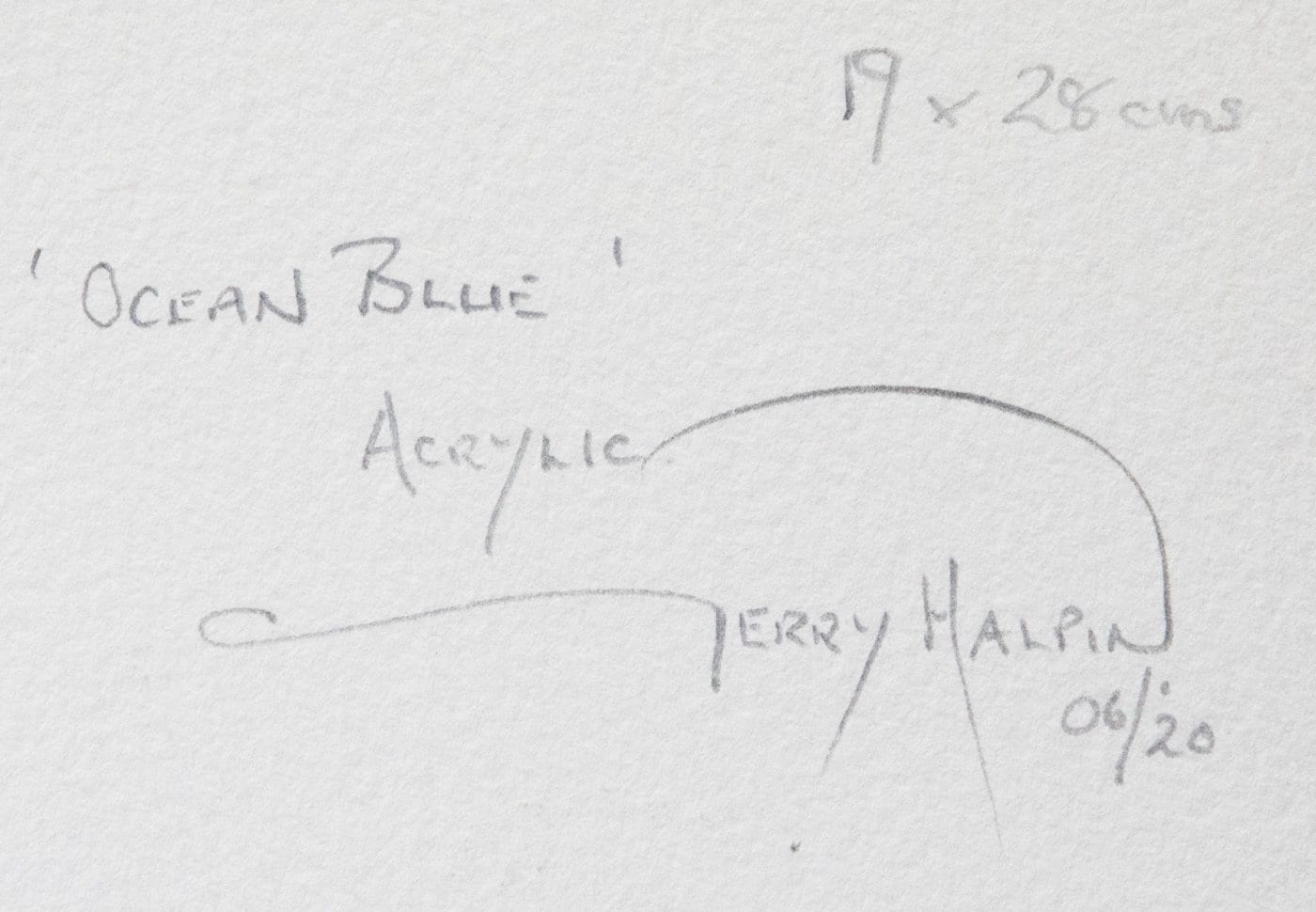 'Ocean Blue' by Gerry Halpin