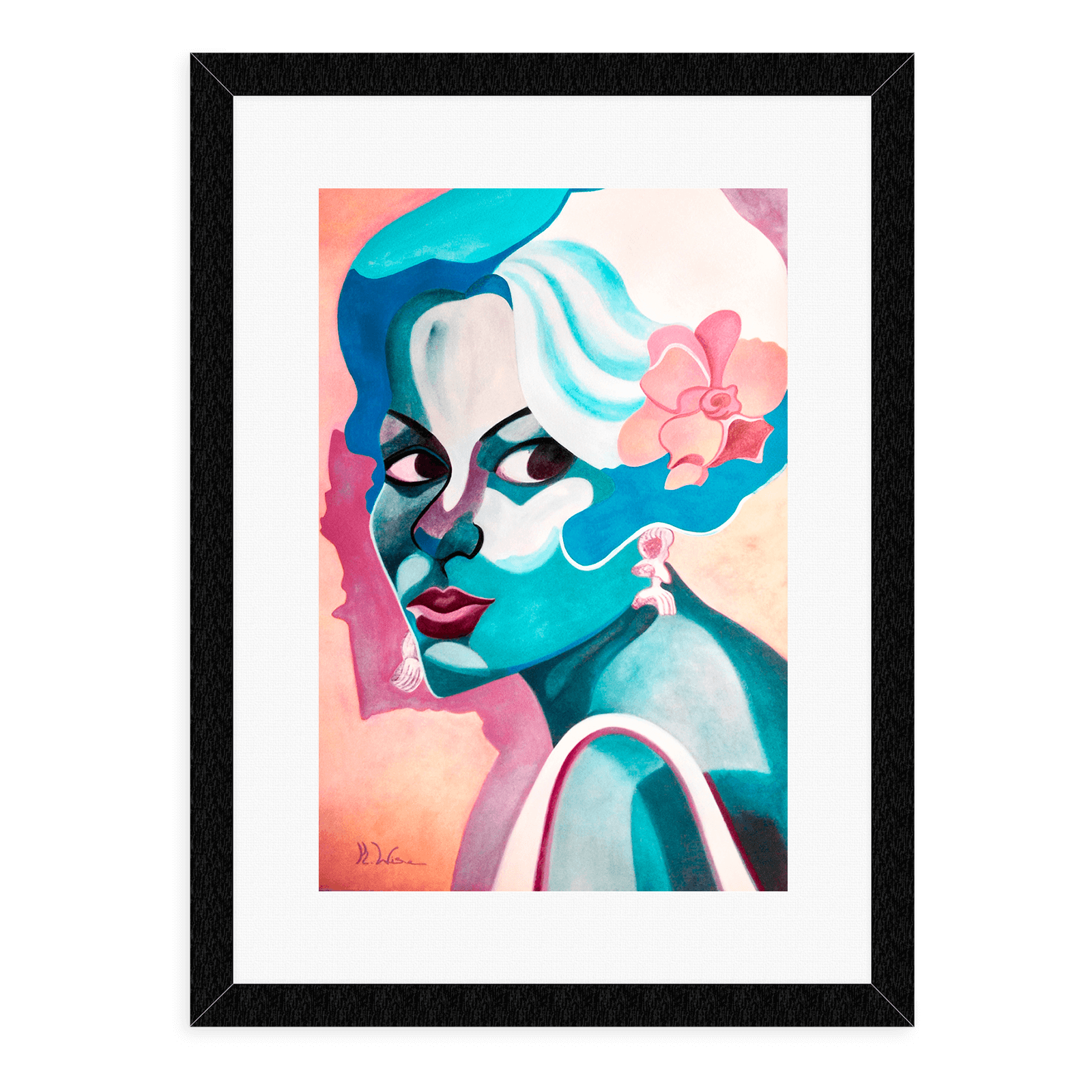 'Prescience' framed print by Karen Wise