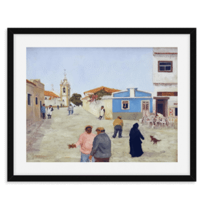 'Ijreja De Ferragudo' by Colin Brick. Framed Fine Art Print