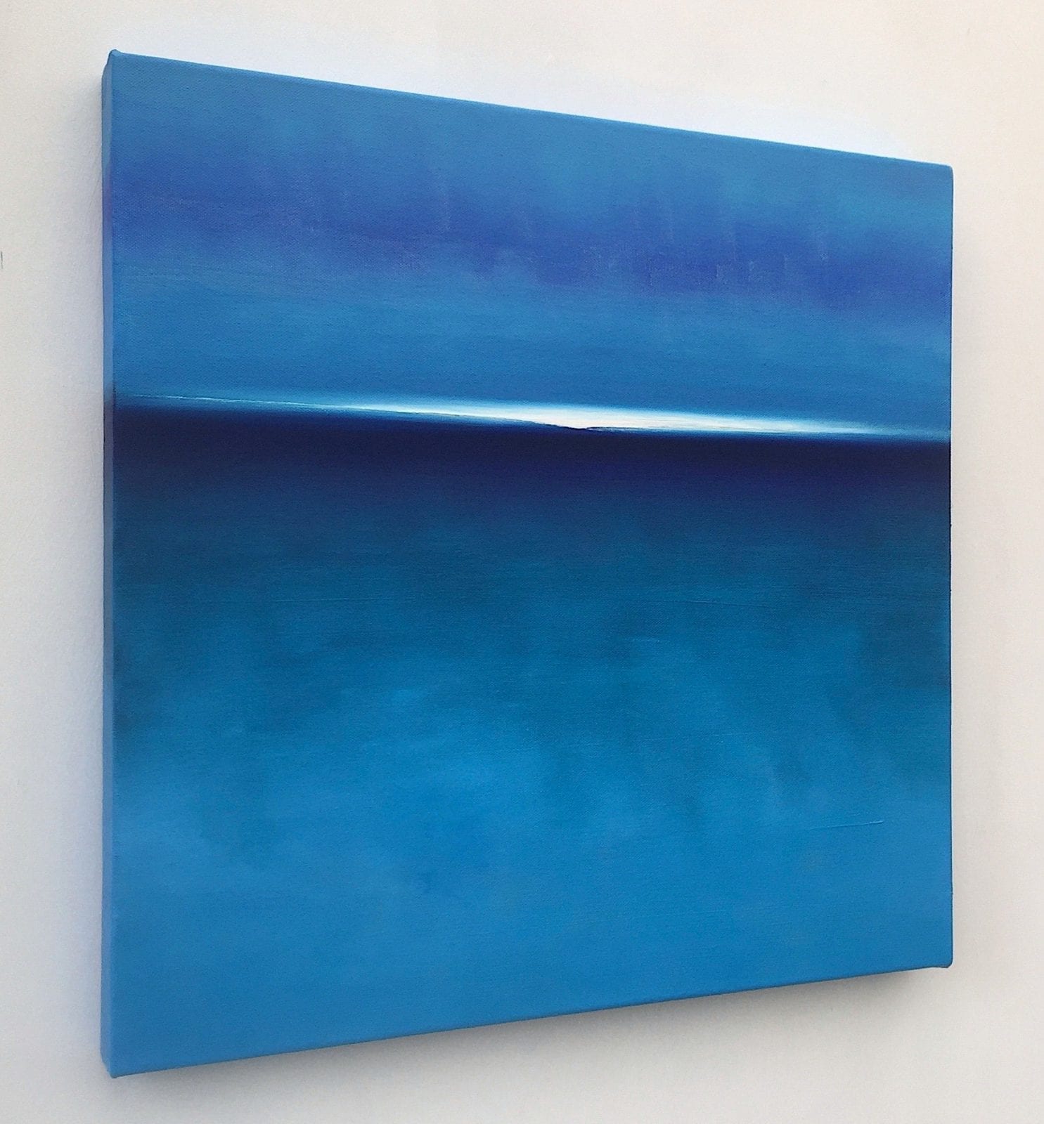 'Light on the Water'Julia EverettOriginal PaintingOil on Canvas50cm x 50cm - Image 4