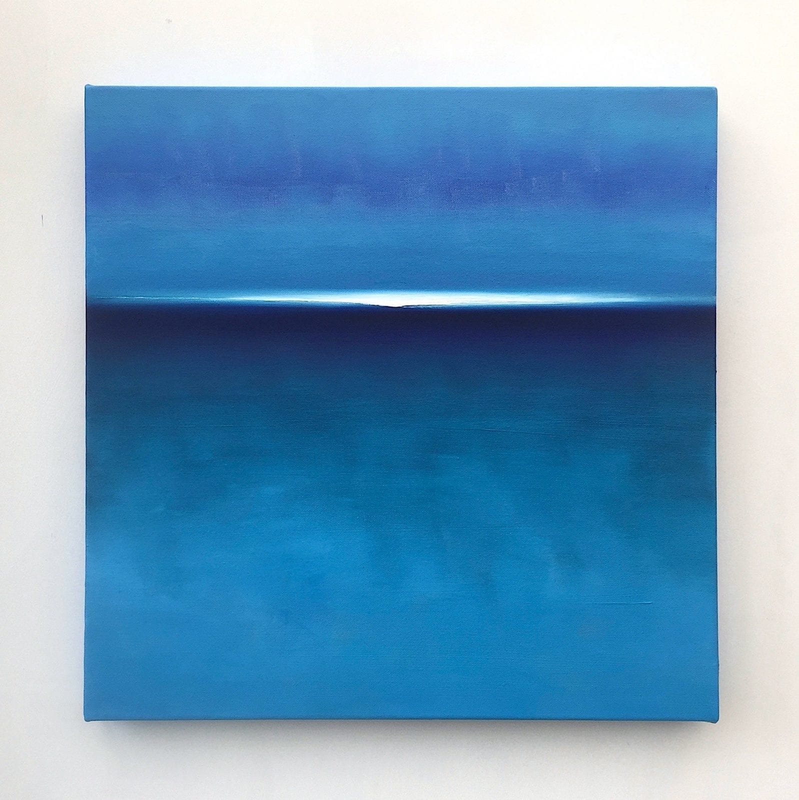 'Light on the Water'Julia EverettOriginal PaintingOil on Canvas50cm x 50cm - Image 3