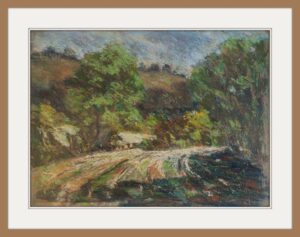 'Matlock, Derbyshire Landscape' Barry De More. Original Painting