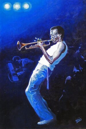 'Miles - Cool Blue' by Chris Rowe