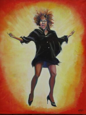 'Tina Turner' by Chris Rowe. Art prints.