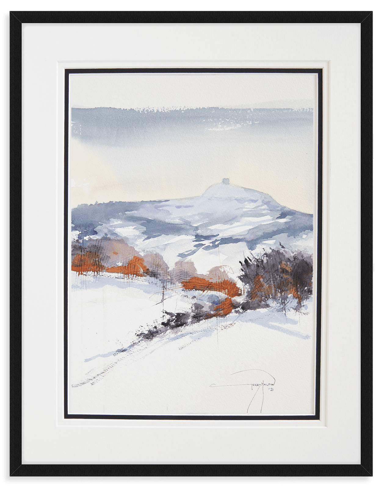 'Pennines - The Pike', framed, by Gerry Halpin