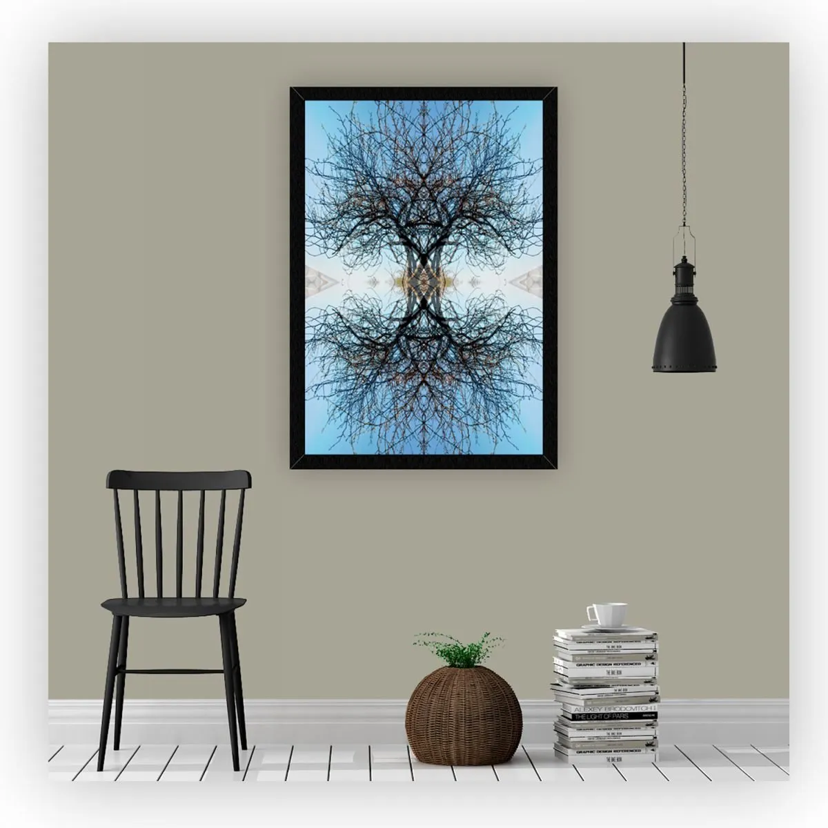 'I Stand Alone' by Tracy Calderbank Framed Canvas Art Print. Limited Edition. Room Set