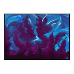 'Essence of Science' by Tracy Calderbank. Framed Canvas Art Print Limited Edition.