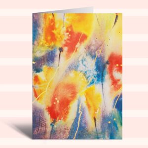 'Cal Poppies'. Fine Art Cards by Rosie Rimmer.
