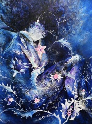 'Emerging' Fatemeh Farahani. Original Painting