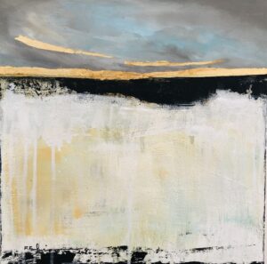'Golden Horizon ll' Fatemeh Farahani. Original Painting
