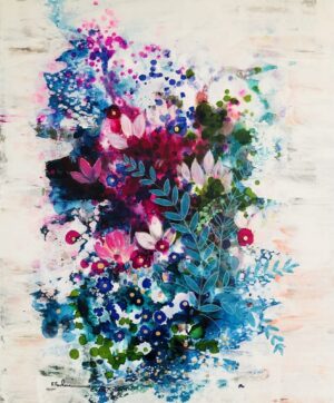 'Colourful Garden 2' Fatemeh Farahani. Original Painting