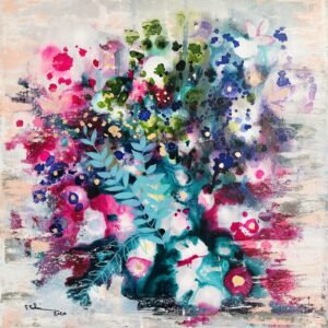 'Colourful Garden 3' Fatemeh Farahani. Original Painting