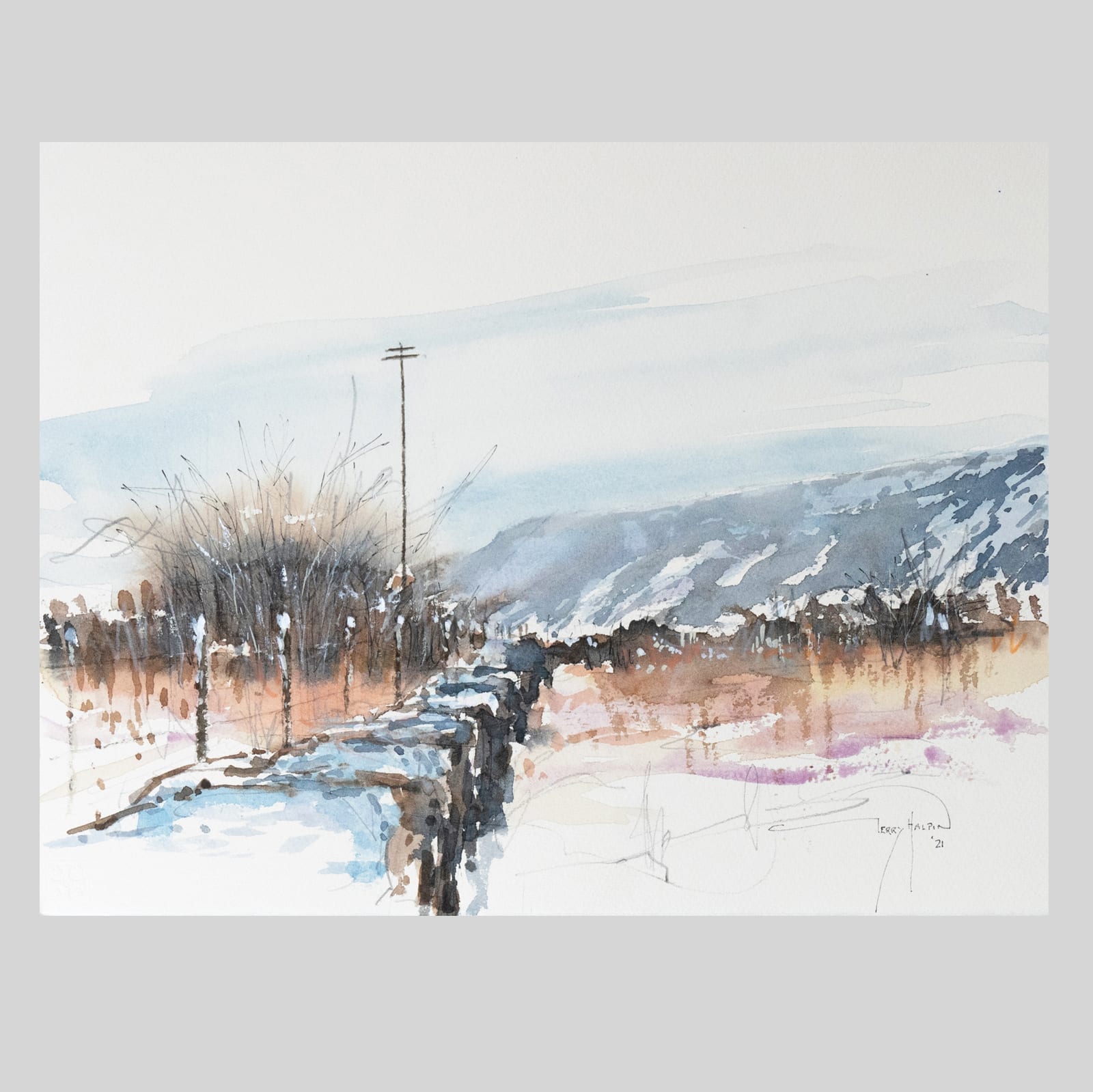 'Moorland: Snow Capped Wall' by Gerry Halpin