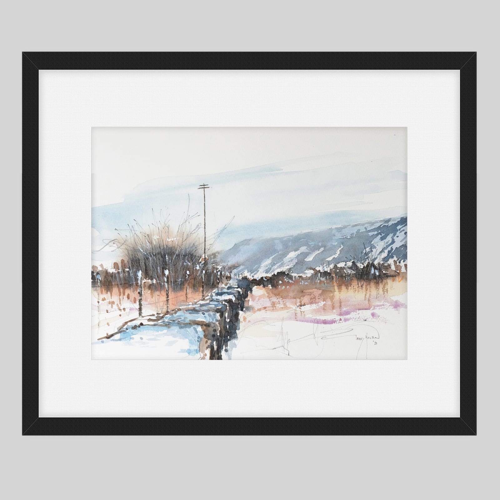 'Moorland: Snow Capped Wall' by Gerry Halpin