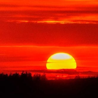 'Sunset, Belmont Road' by David Ruaux