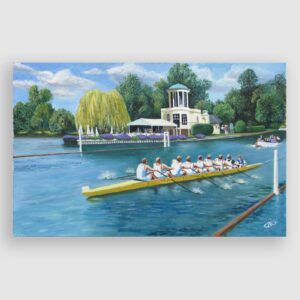 'Temple Island an original painting by Chris Rowe