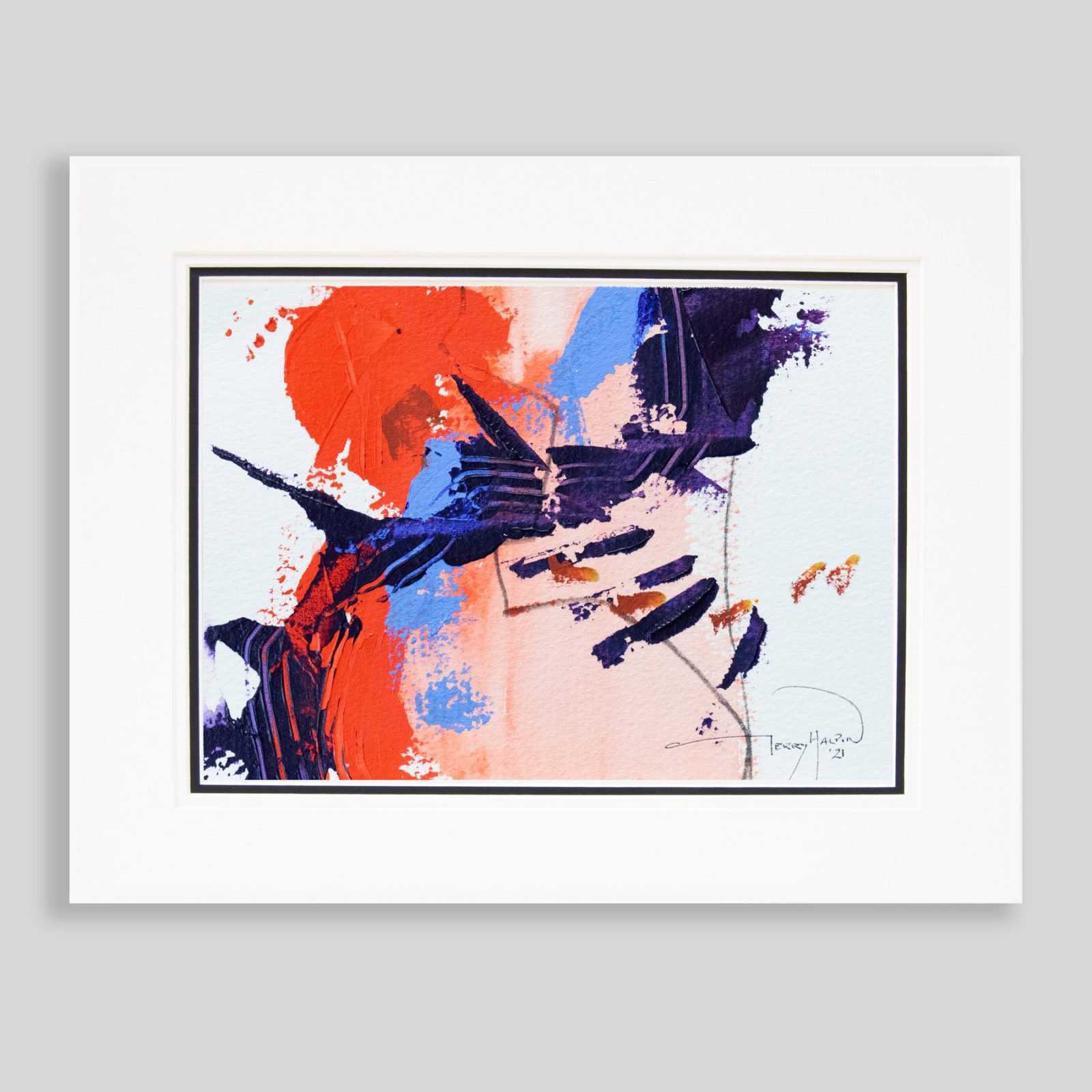 'Oriental Rising Sun l' an original painting by Gerry Halpin