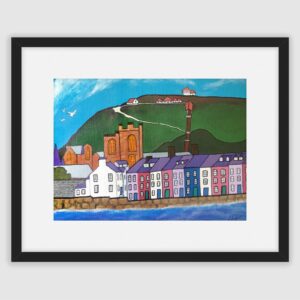 Framed print of Aberystwyth by Lynda Griffiths