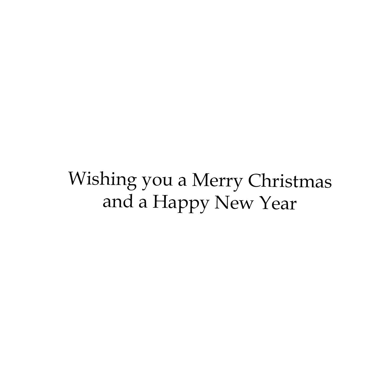 Christmas Card inside verse