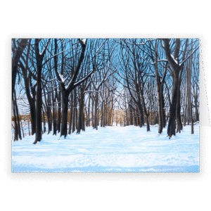 Shawes Drive, Winter. A Christmas card by Neil Baglow