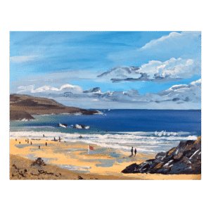 Surfs Up. An original painting by Lisa Joli Art
