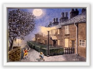 'Foxholes Road, Horwich' Morton Murray. Fine Art Canvas.