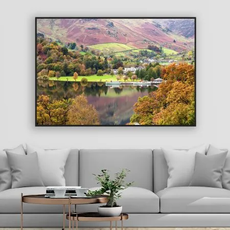 Ullswater Reflections by Stephen Knowles in room