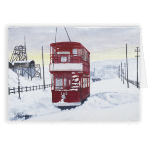 Wigan Road, Bolton,1940's. Fine art card by Harold Willet