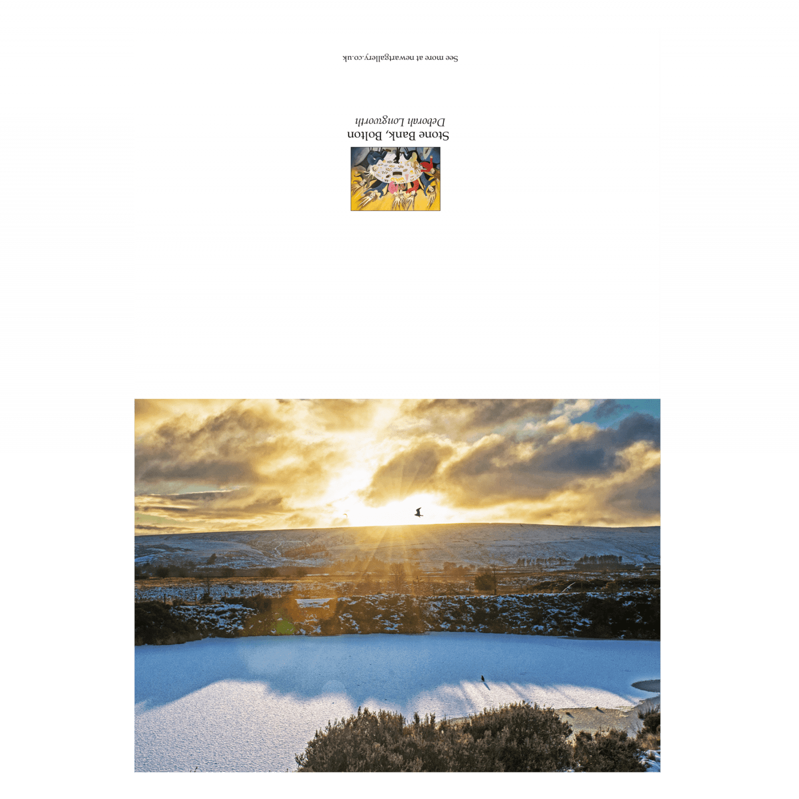 Stone Bank, Bolton. Fine art card by Deborah Longworth