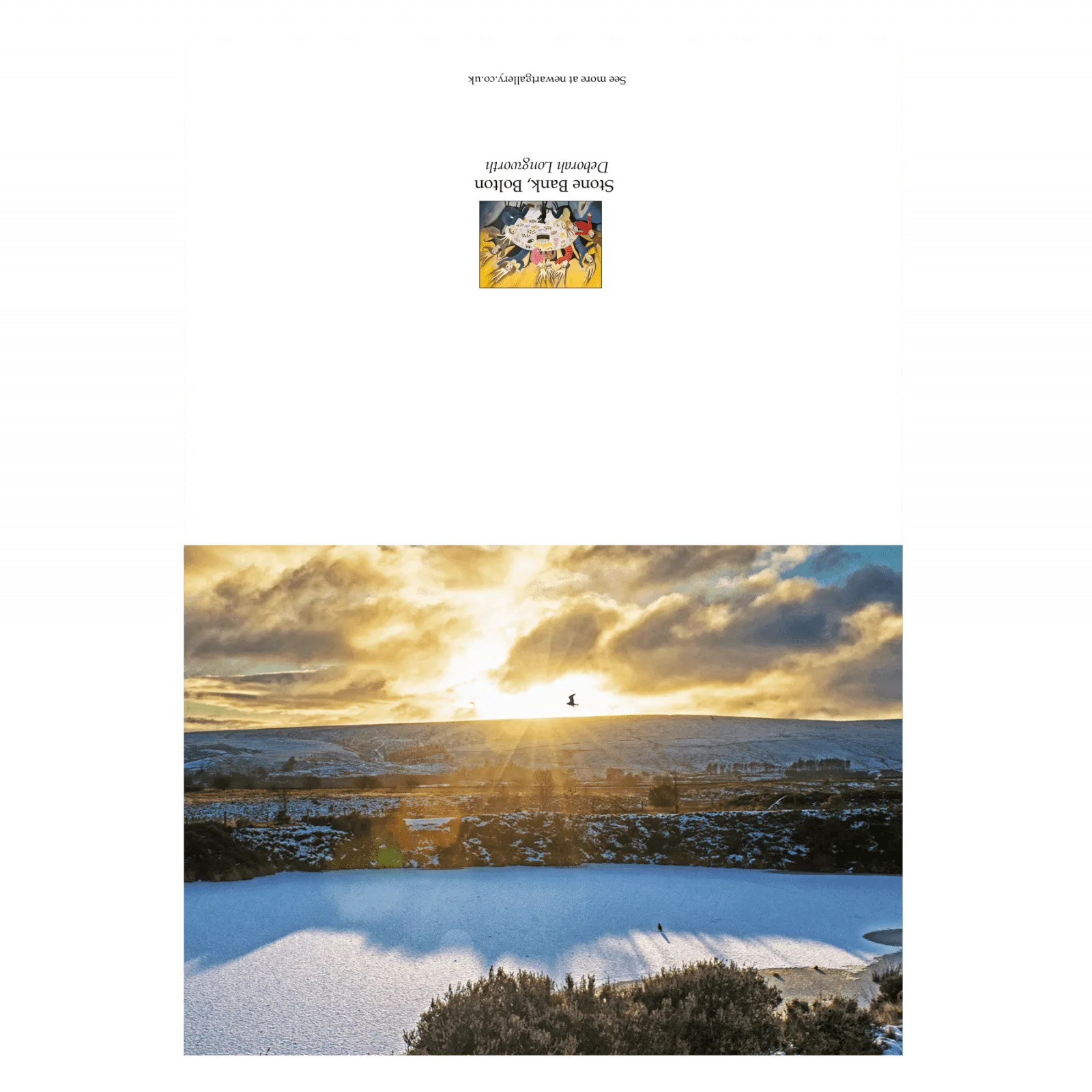Stone Bank, Bolton. Fine art card by Deborah Longworth