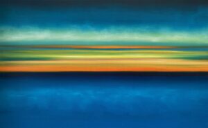 'On the Horizon and Fading Away'. Julia Everett. Original Painting.