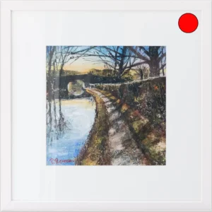 'Dappled Light' an original painting by Pat Richardson. SOLD.