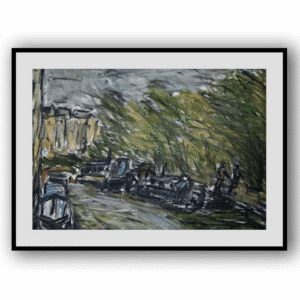 Barges and Figures by Barry De More