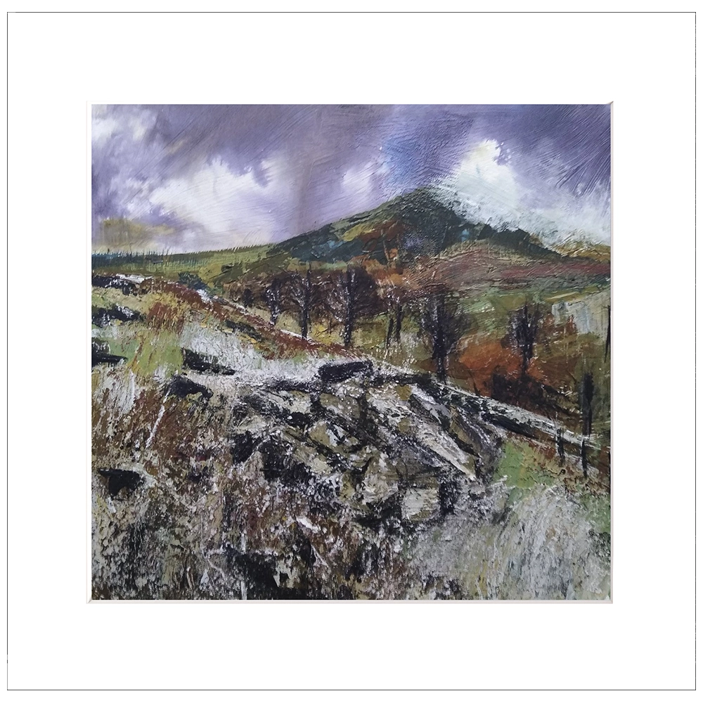 'Rocky Outcrop' Pat Richardson Mounted Artwork