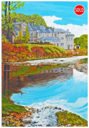 The Hodder at The Inn at Whitewell. Limited edition print by Rob Edmondson